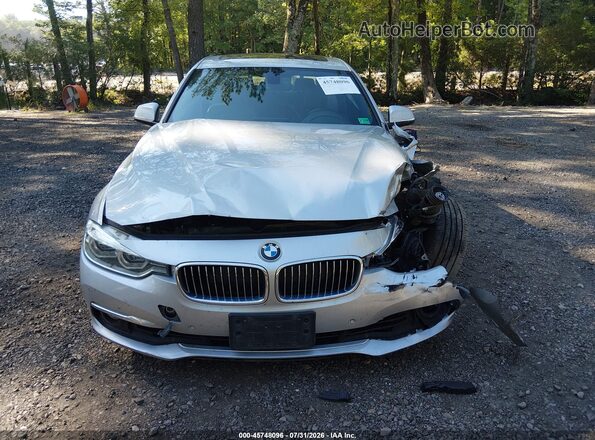 WBA8D9G50HNU59487 2017 BMW 3 SERIES Серебряный Вид щитка приборов