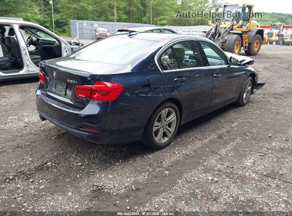 WBA8D9G50HNU60154 2017 BMW 3 SERIES Dark Blue Tył prawy