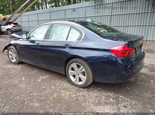 WBA8D9G50HNU60154 2017 BMW 3 SERIES Dark Blue Tył lewy