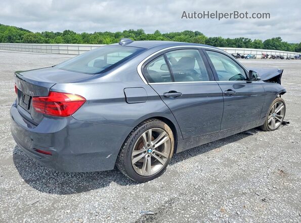 WBA8D9G53JNU66648 2018 BMW 3 SERIES Charcoal Trasero derecho
