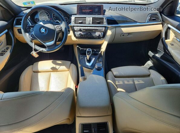 WBA8D9G54JNU67128 2018 BMW 3 SERIES White Dashboard view