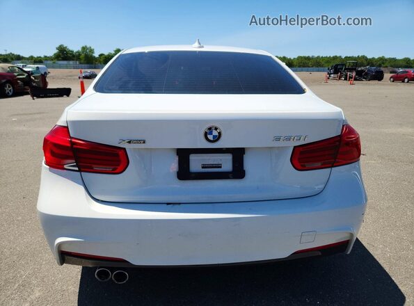WBA8D9G57JNU71299 2018 BMW 3 SERIES White Rear view