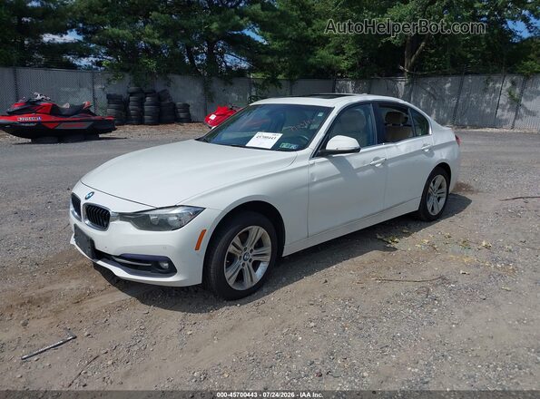 WBA8D9G59HNU58659 2017 BMW 3 SERIES White Առջևի ձախ երեք քառորդ տեսարան
