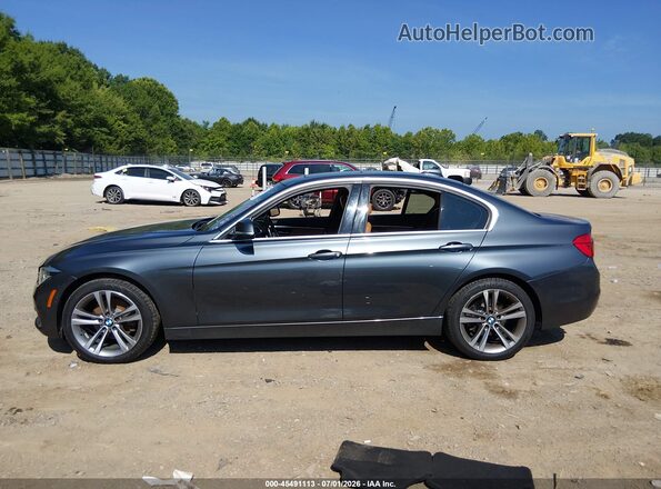 WBA8D9G5XJNU72222 2018 BMW 3 SERIES Gray Vista interior de 360 grados