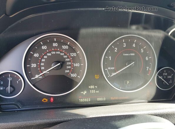 WBA8E1C32HA159282 2017 BMW 3 SERIES White ხელსაწყოთა პანელის ხედი