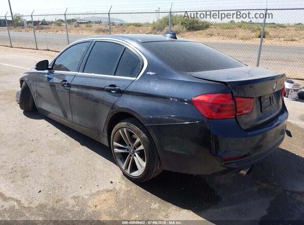 WBA8E1C34HA158585 2017 BMW 3 SERIES Black Հետևի ձախ