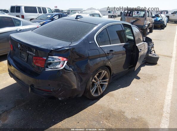 WBA8E1C34HA158585 2017 BMW 3 SERIES Black Հետևի աջ