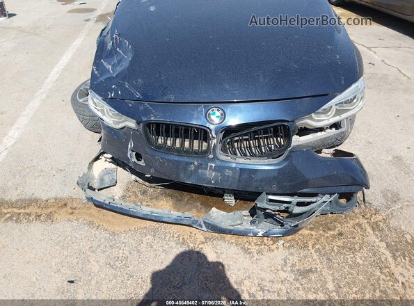 WBA8E1C34HA158585 2017 BMW 3 SERIES Black Դիմացի տեսք