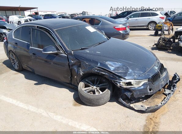 WBA8E1C34HA158585 2017 BMW 3 SERIES Black Սալոնի հետևի տեսք