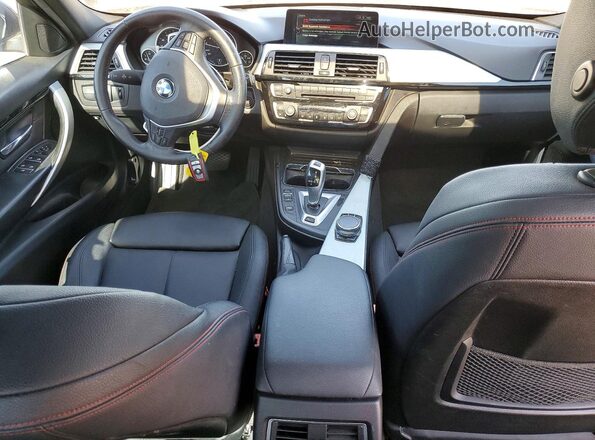 WBA8E1C37HA030020 2017 BMW 3 SERIES Black Առջևի վահանակի տեսք
