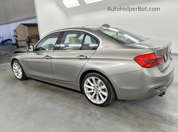 WBA8E1C51JA758617 2018 BMW 3 SERIES Gray Задня ліва чверть