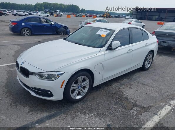 WBA8E1C52JA755922 2018 BMW 3 SERIES White Vista tres cuartos delantera izquierda