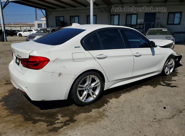 WBA8E1C56JA762677 2018 BMW 3 SERIES White Trasero derecho