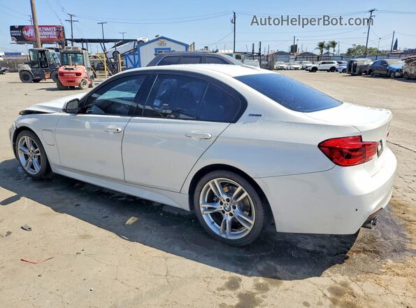 WBA8E1C56JA762677 2018 BMW 3 SERIES White Trasero izquierdo