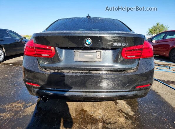 WBA8E1G33HNU18266 2017 BMW 3 SERIES Black უკანა ხედი