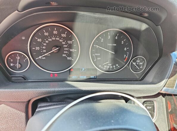 WBA8E1G50JNU90517 2018 BMW 3 SERIES Gray ხელსაწყოთა პანელის ხედი