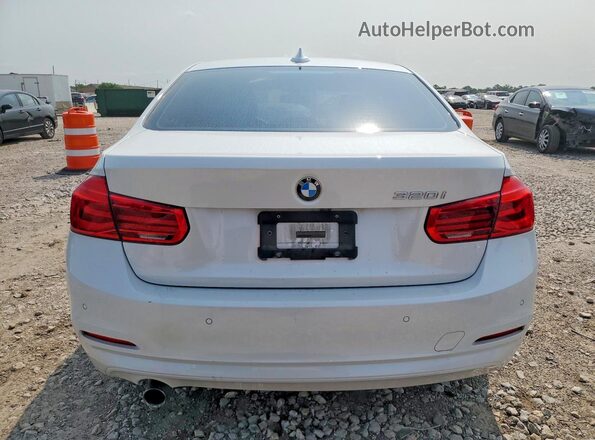 WBA8E1G53JNU89295 2018 BMW 3 SERIES White უკანა ხედი