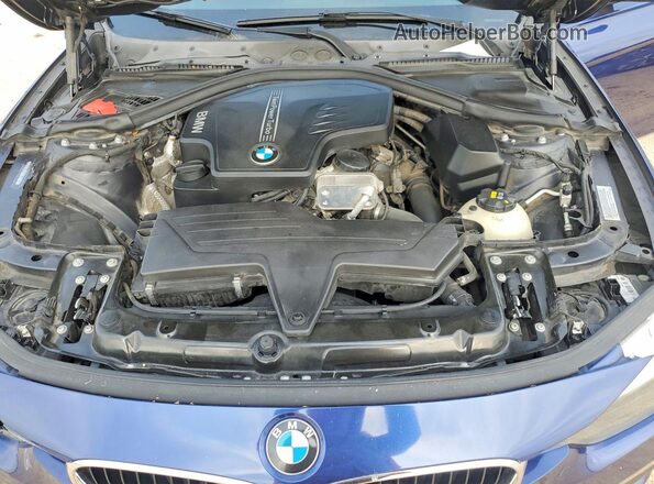 WBA8E1G55GNT34093 2016 BMW 3 SERIES Синий Вид задней части салона
