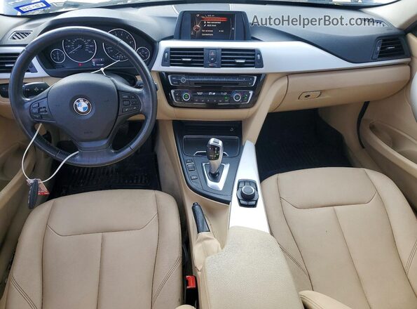 WBA8E1G55GNT34093 2016 BMW 3 SERIES Синий Вид панели приборов