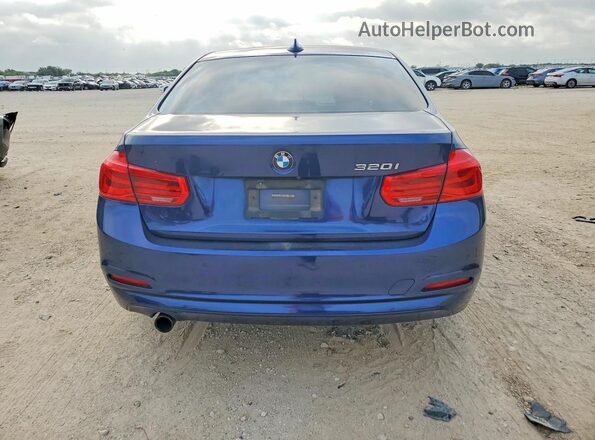 WBA8E1G55GNT34093 2016 BMW 3 SERIES Синий Вид сзади