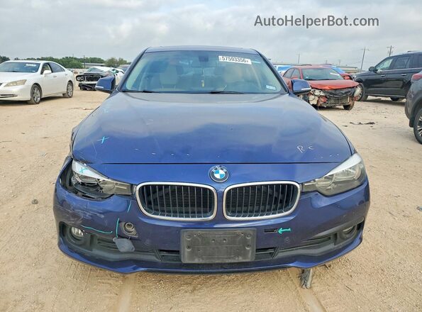 WBA8E1G55GNT34093 2016 BMW 3 SERIES Синий Вид спереди