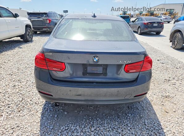 WBA8E1G55HNU12972 2017 BMW 3 SERIES Gray უკანა ხედი