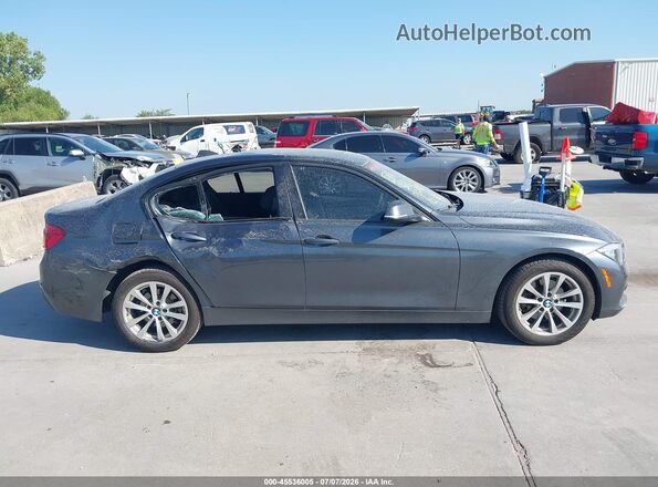 WBA8E1G55HNU15192 2017 BMW 3 SERIES Серый Вид задней части салона