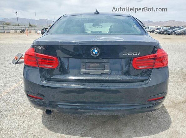WBA8E1G56JNU92577 2018 BMW 3 SERIES Black Вид ззаду