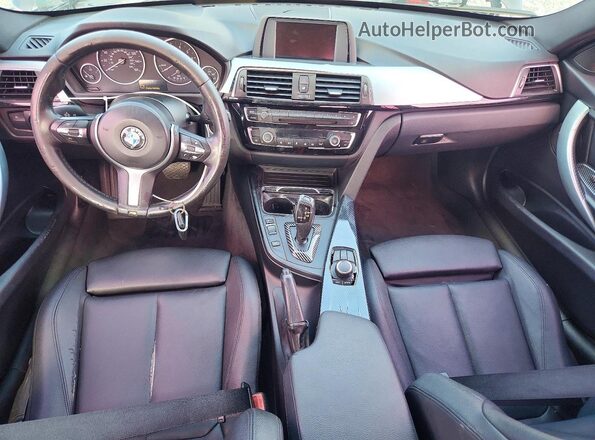 WBA8E1G5XGNT36583 2016 BMW 3 SERIES Black Առջևի վահանակի տեսք