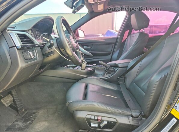 WBA8E1G5XGNT36583 2016 BMW 3 SERIES Black Սալոնի դիմացի տեսք