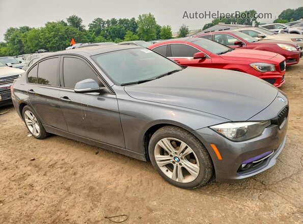 WBA8E3C54GK503085 2016 BMW 3 SERIES Gray Delantero derecho