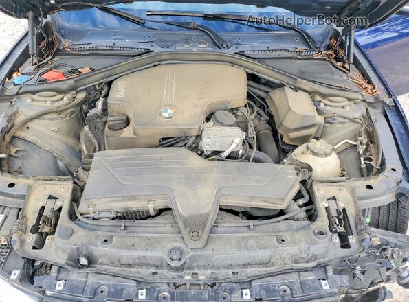 WBA8E3C57GK504716 2016 BMW 3 SERIES Blue Սալոնի հետևի տեսք
