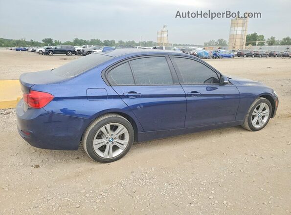 WBA8E3C59GK504555 2016 BMW 3 SERIES Blue Tył prawy