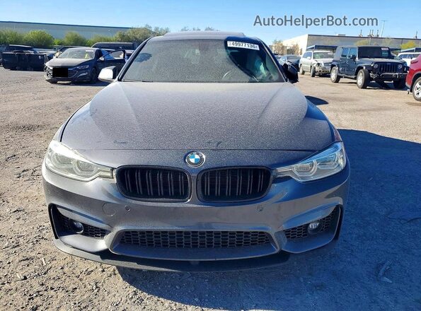WBA8E3G51GNT79270 2016 BMW 3 SERIES Gray Widok z przodu