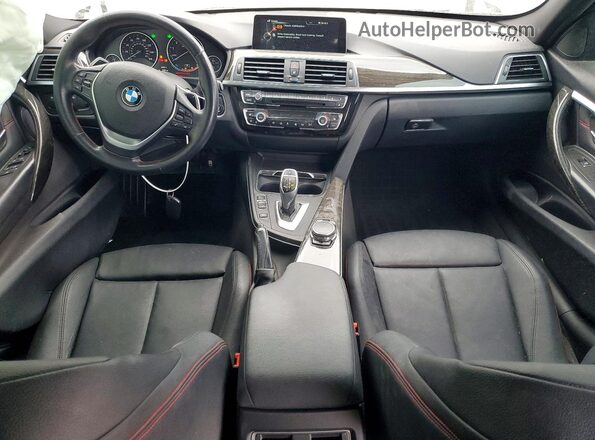 WBA8E3G51GNT79270 2016 BMW 3 SERIES Gray Widok deski rozdzielczej