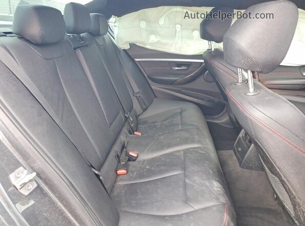 WBA8E3G51GNT79270 2016 BMW 3 SERIES Gray Widok tylnych siedzeń