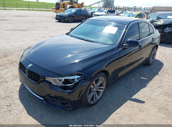 WBA8E3G54GNU05439 2016 BMW 3 SERIES Черный Передняя левая четверть