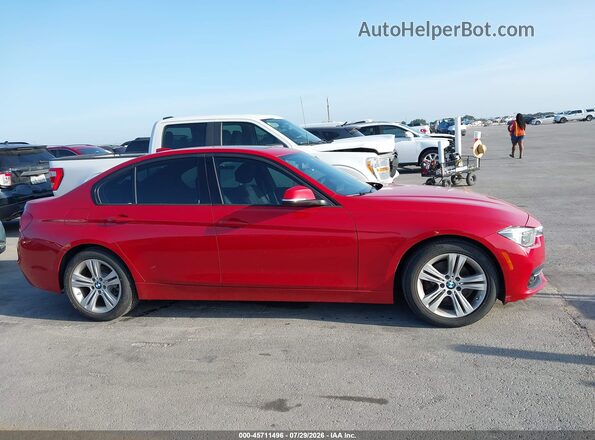 WBA8E3G56GNT26435 2016 BMW 3 SERIES Red Vista interior trasera