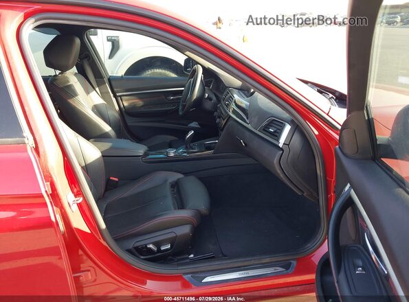 WBA8E3G56GNT26435 2016 BMW 3 SERIES Red Vista interior delantera