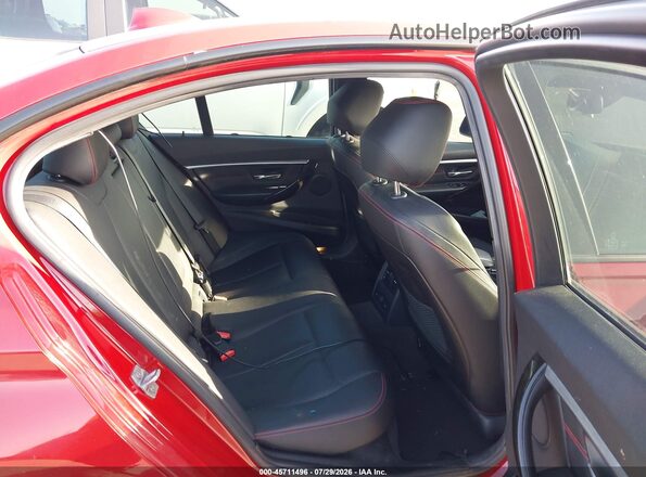 WBA8E3G56GNT26435 2016 BMW 3 SERIES Red Vista de la etiqueta del VIN