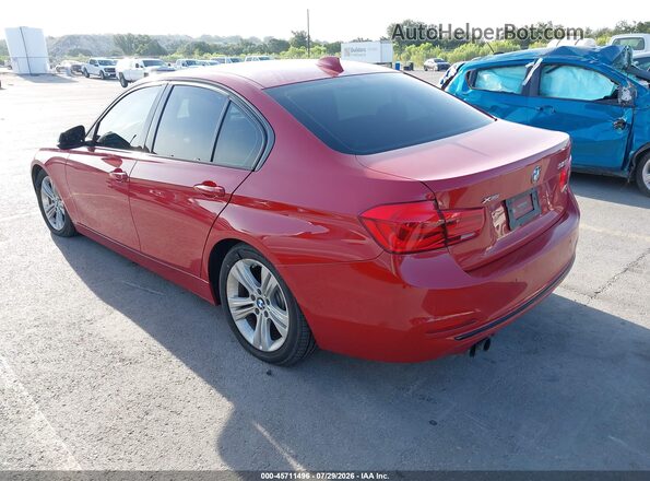 WBA8E3G56GNT26435 2016 BMW 3 SERIES Red Trasero izquierdo
