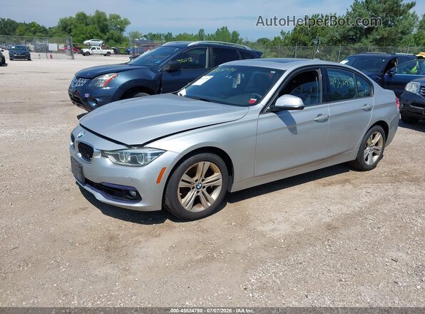 WBA8E3G56GNT75120 2016 BMW 3 SERIES Серебряный Передняя левая четверть