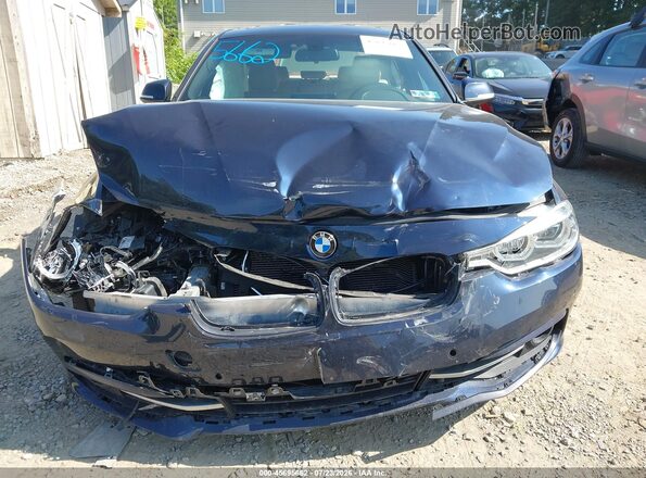 WBA8E3G56GNT75439 2016 BMW 3 SERIES Black Vista del cuadro de instrumentos