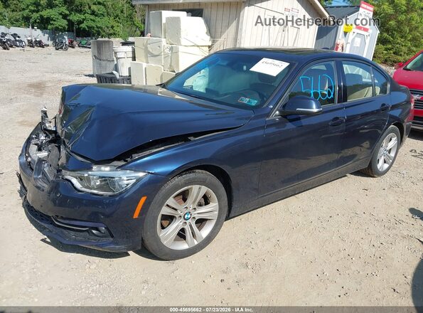 WBA8E3G56GNT75439 2016 BMW 3 SERIES Black Vista tres cuartos delantera izquierda