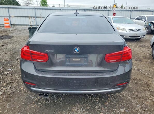 WBA8E3G56GNU04826 2016 BMW 3 SERIES Charcoal Widok z tyłu