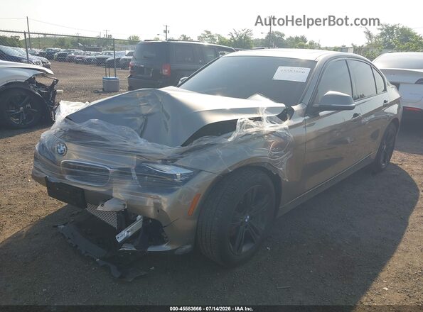 WBA8E3G57GNT77863 2016 BMW 3 SERIES Gray Вид спереду