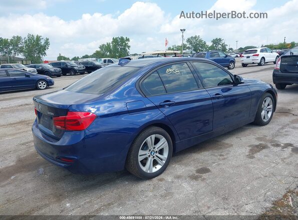 WBA8E3G57GNT78057 2016 BMW 3 SERIES Blue Trasero derecho