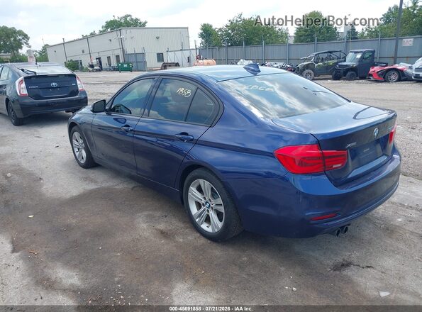WBA8E3G57GNT78057 2016 BMW 3 SERIES Blue Trasero izquierdo