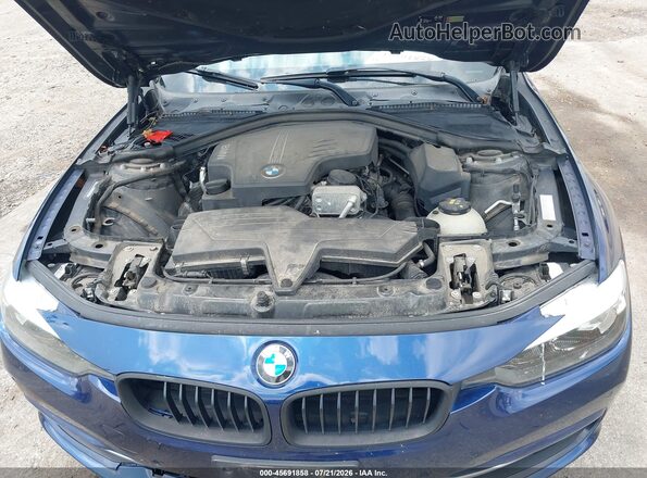 WBA8E3G57GNT78057 2016 BMW 3 SERIES Blue Vista trasera