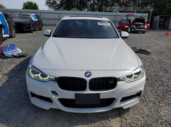 WBA8E3G58GNT79296 2016 BMW 3 SERIES Белый Вид спереди
